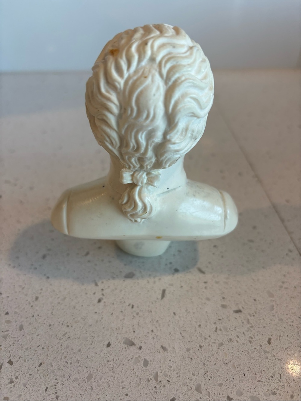 Mozart Classic Ivory Bust Sculpture - Home Art Decor - Picture 2 of 4